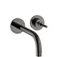 AXOR-HG-AXOR-Uno-Einhebel-Waschtischmischer-Unterputz-fuer-Wandmontage-mit-Auslauf-225-mm-und-Rosetten-Polished-Black-Chrome-38116330 gallery number 1